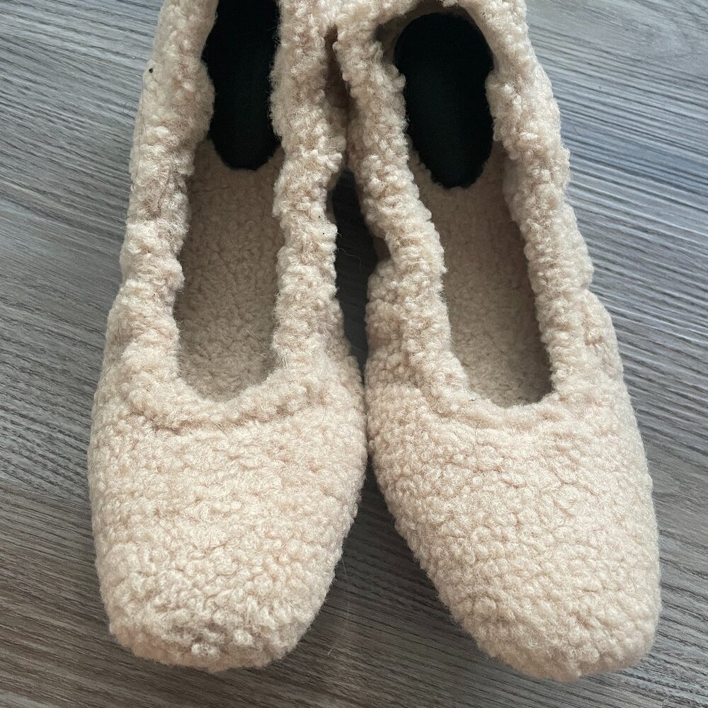 WeWoreWhat Sherpa Ballet Flat